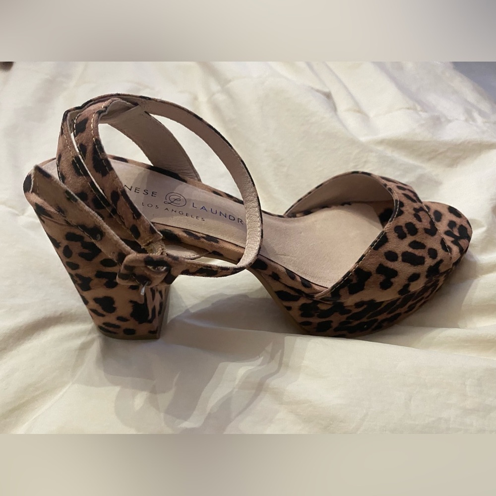 Chinese laundry leopard high heels